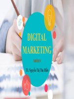DIGITALMARKETING CHƯƠNG 9 marketing truyền thông sử dụng các kênh truyền thông kỹ thuật số 