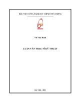 Nghiên cứu một số giải pháp nâng cao chất lượng mạng GPON tại trung tâm viễn thông nam sách – VNPT hải dương 