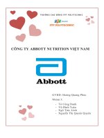 CÔNG TY ABBOTT NUTRITION VIỆT NAM 4p của công ty abbott việt nam 