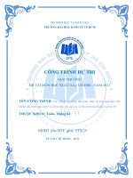 Các yếu tố tác động đến cảm nhận về hiệu quả làm việc nhóm của sinh viên UEH với hình thức thi cuối kỳ là Dự án trong thời kỳ Covid-19