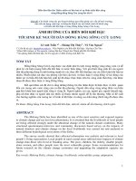 Ảnh hưởng của biến đổi khí hậu tới sinh kế người dân Đồng bằng Sông Cửu Long