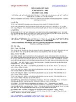 HỆ THỐNG LẮP ĐẶT ĐIỆN CỦA CÁC TÒA NHÀ - PHẦN 5-53: LỰA CHỌN VÀ LẮP ĐẶT THIẾT BỊĐIỆN CÁCH LY, ĐÓNG CẮT VÀ ĐIỀU KHIỂN