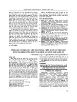 Đánh giá vai trò của siêu âm trong chẩn đoán và theo dõi điều trị bệnh lồng ruột tại Bệnh viện Sản nhi Nghệ An