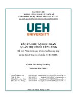BÁO cáo dự án học PHẦN QUẢN TRỊ CHUỖI CUNG ỨNG đề tài phân tích quy trình chuỗi cung ứng mì ăn liền công ty cổ phần ACECOOK