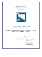 ĐỀ tài tìm HIỂU CÔNG TY cổ PHẦN XUẤT  NHẬP KHẨU THỦY sản MIỀN TRUNG 