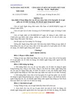 Quy định về hoạt động cho vay,đi vay; mua, bán có kỳ hạn giấy tờ có giá giữa các tổ chức tín dụng, chi nhánh ngân hàng nước ngoài.