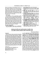 Đánh giá kết quả chẩn đoán và điều trị các biến chứng muộn chấn thương gan