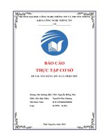 BÁO CÁO THỰC TẬP CƠ SỞ ĐỀ TÀI XÂY DỰNG APP AI LÀ TRIỆU PHÚ
