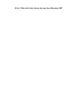 tiểu luận đề tài phân tích tổ chức bộ máy nhà nước theo hiến pháp 1980 