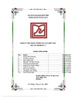 Hành vi tiêu dùng trong du lịch  đề 3  xuất chính sách marketing để thu hút khách úc tại pullman danang beach resort 