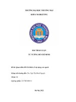 BÀI THẢO LUẬN TƯ TƯỞNG HỒ CHÍ MINH Đề tài Quan điểm Hồ Chí Minh về xây dựng con người.