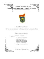 MÔN xã hội học TRUYỀN THÔNG đại CHÚNG và dư LUẬN xã hội đề tài xã hội học về dư luận xã hội 