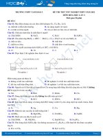 Bộ 5 đề thi thử THPT QG năm 2021 môn Hóa học lần 3 có đáp án Trường THPT Tam Đảo 3
