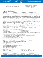 Bộ 5 đề thi thử THPT QG năm 2021 môn Hóa học lần 4 có đáp án Trường THPT Lê Quảng Chí