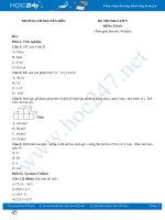 Bộ 5 đề thi HK2 môn Toán lớp 5 có đáp án Trường TH Nguyễn Siêu