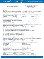 Bộ 5 đề thi thử THPT QG năm 2021 môn Hóa học lần 4 có đáp án Trường THPT Quan Hóa