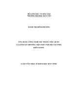 LUẬN văn THẠC sĩ ỨNG DỤNG CÔNG NGHỆ IOT TRONG VIỆC QUẢN LÝ,GIÁM sát PHƯƠNG TIỆN THỦY nội địa tại TỈNH KIÊN GIANG