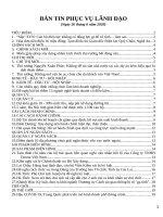 26062020 Ban tin Phuc vu lanh dao