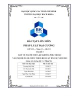 BÀN về NGƯỜI THỪA kế KHÔNG PHỤ THUỘC vào nội DUNG DI CHÚC THEO bộ LUẬT dân sự năm 201 5 