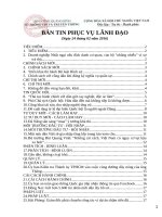 24022016 Ban tin Phuc vu lanh dao