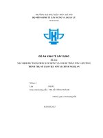 ĐỒ ÁN KINH TẾ XÂY DỰNG  ĐỀ TÀI  XÁC ĐỊNH DỰ TOÁN PHẦN XÂY DỰNG VÀ GIÁ DỰ THẦU XÂY LẮP CÔNG TRÌNH TRỤ SỞ LÀM VIỆC SỞ TÀI CHÍNH NGHỆ AN