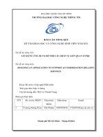 Xây dựng ứng dụng hỗ trợ các dịch vụ liên quan ở trọ 