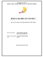 BÁO CÁO ĐỒ ÁN CƠ SỞ 1 ĐỀ TÀI: CỬA HÀNG SẢN PHẨM ĐỒ DÙNG CÔNG NGHỆ