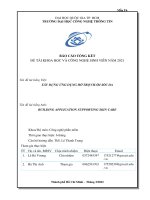 Xây dựng ứng dụng hỗ trợ chăm sóc da 