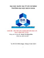 BÁO cáo bài tập lớn GIẢI TÍCH 2 CHỦ đề  ôn tập các DẠNG bài đã học và sưu tầm các ví dụ 