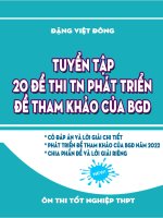 tuyen tap 20 de thi phat trien de tham khao tot nghiep thpt 2022 mon toan 