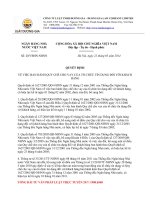 QUY CHẾ CHO VAY CỦA TỔ CHỨC TÍN DỤNG ĐỐI VỚI KHÁCHHÀNG