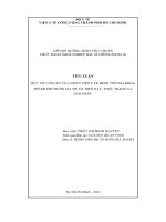 Tiểu luận bác sĩ chính: Quy tắc ứng xử của nhân viên y tế