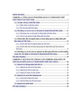 Quản lý nhập khẩu phế liệu nhựa cam kết quốc tế và quy định pháp luật việt nam (luận văn thạc sỹ luật) 