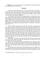 Bình luận tác phẩm "Dân cày" của Võ Nguyên Giáp, Trường Chinh