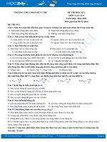 Bộ 5 đề thi HK2 môn Vật Lý 9 năm 2021-2022 có đáp án Trường THCS Phan Huy Chú