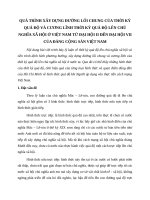 QUÁ TRÌNH xây DỰNG ĐƯỜNG lối CHUNG của THỜI kỳ QUÁ độ và CƯƠNG LĨNH THỜI kỳ QUÁ độ lên CHỦ NGHĨA xã hội ở VIỆT NAM từ đại hội II đến đại hội VII của ĐẢNG CỘNG sản VIỆT NAM