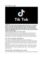 Tổng quát chung về tiktok và hiểu chuyên sâu về tiktok