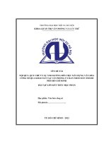 bài tập lớn NỘI QUY, QUY CHẾ VÀ SỰ ẢNH HƯỞNG ĐẾN VIỆC XÂY DỰNG VĂN HÓA CÔNG SỞ QUA KHẢO SÁT TẠI VĂN PHÒNG ỦY BAN NHÂN DÂN THÀNH  PHỐ HỒ CHÍ MINH