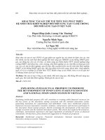 Khai thác tài sản trí tuệ thúc đẩy phát triển hệ sinh thái khởi nghiệp đổi mới sáng tạo và hệ thống đổi mới sáng tạo ở Việt Nam