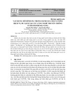 Vận dụng mô hình IPA trong đánh giá chất lượng dịch vụ du lịch tại các làng nghề truyền thống ở thành phố Đà Nẵng