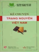 Những mẫu truyện hay về Trạng nguyên Việt Nam: Phần 1