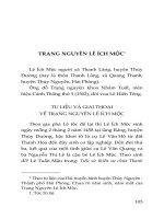 Những mẫu truyện hay về Trạng nguyên Việt Nam: Phần 2