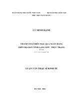 1568 thanh toán biên mậu qua NH trên địa bàn tỉnh lạng sơn   thực trạng và giải pháp   luận văn thạc sỹ (FILE WORD)