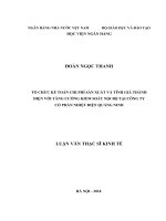 1627 tổ chức kế toán chi phí sản xuất và tính giá thành điện với tăng cường kiểm soát nộ bộ tại CTY CP nhiệt điện quảng ninh   luận văn thạc sỹ (FILE WORD)