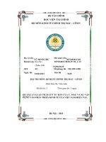 LÝ LUẬN TÍCH LUỸ tư bản của c  mác và sự vận DỤNG vào PHÁT TRIỂN KINH tế của VIỆT NAM HIỆN NAY  