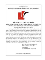 BÁO CÁO CÔNG CHỨNG 5 LỚP CÔNG CHỨNG VIÊN