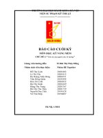 BÁO cáo CUỐI kỳ môn học kỹ NĂNG mềm CHỦ đề 3 giá trị của người yêu lý tưởng 