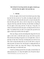 THU HOẠCH vấn đề quá độ lên chủ nghĩa xã hội bỏ qua chế độ tư bản chủ nghĩa ở việt nam hiện nay