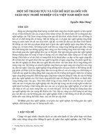 Một số thành tựu và vấn đề đặt ra đối với giáo dục nghề nghiệp của Việt Nam hiện nay