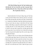 THU HOẠCH đảng cộng sản việt nam lãnh đạo quân đội nhân dân việt nam tuyệt đối, trực tiếp về mọi mặt  một số giải pháp nhằm giữ vững và tăng cường sự lãnh  đạo của đảng đối với quân